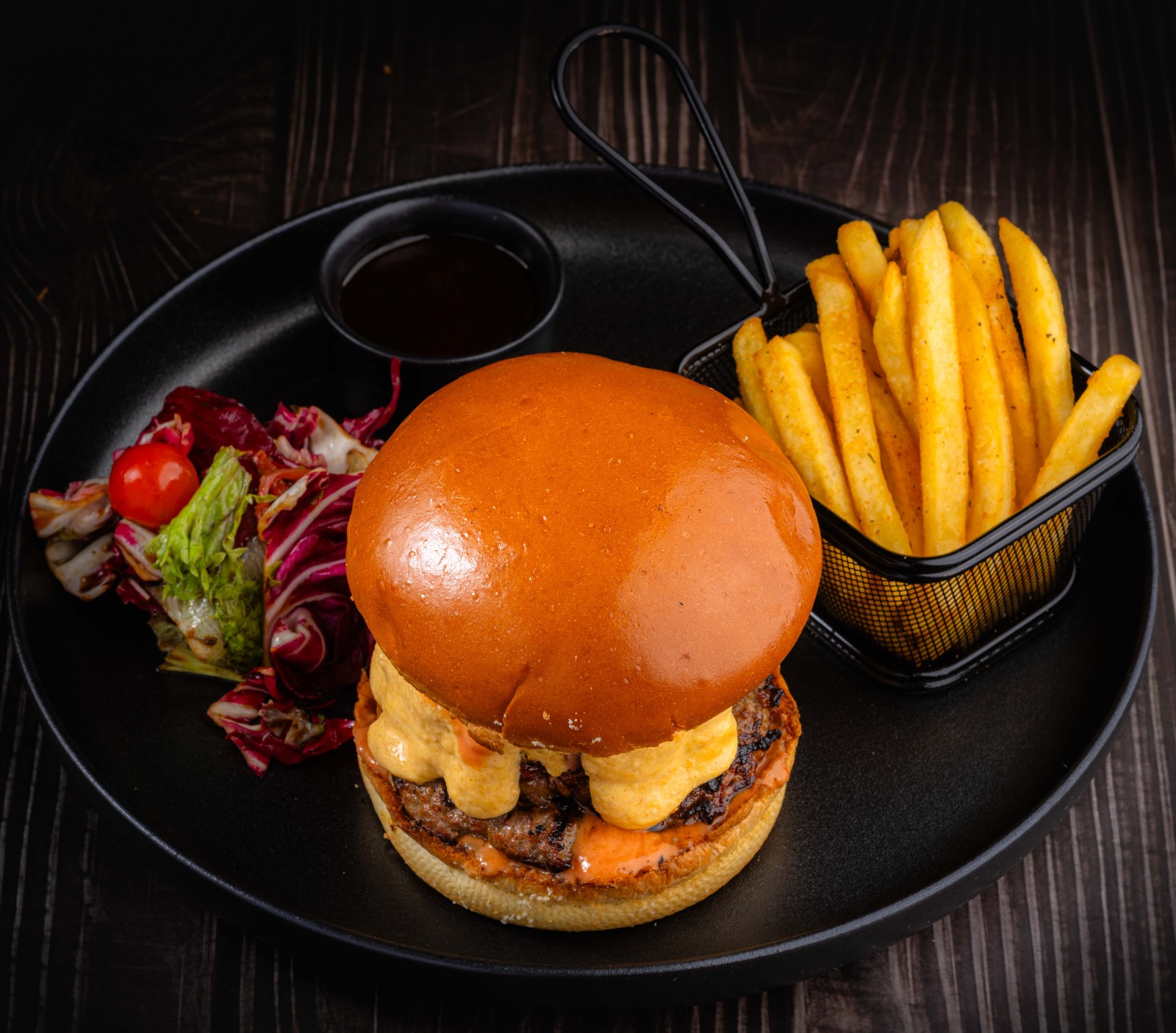 Mac & Cheese Burger Meal