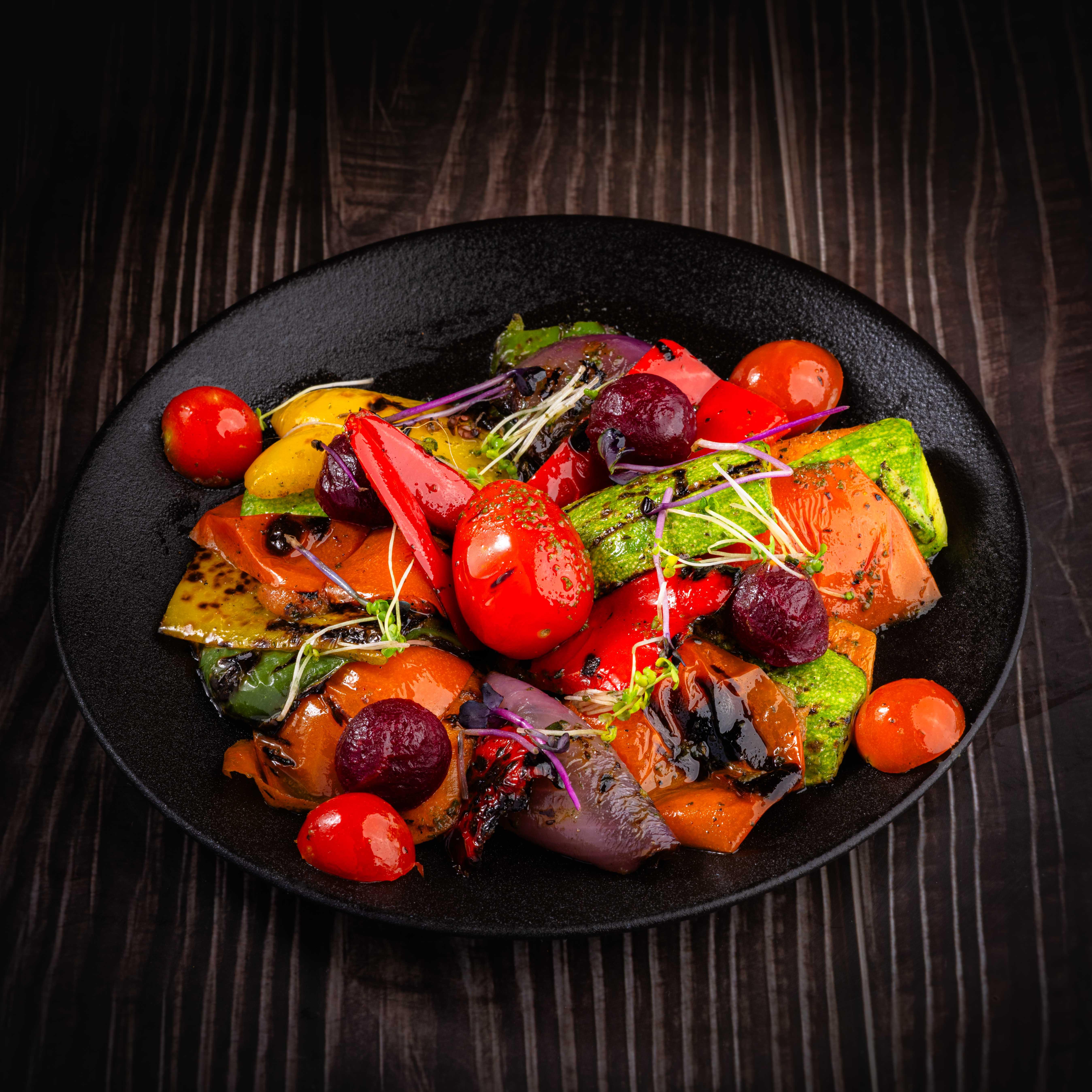 Grilled Pesto Vegetables