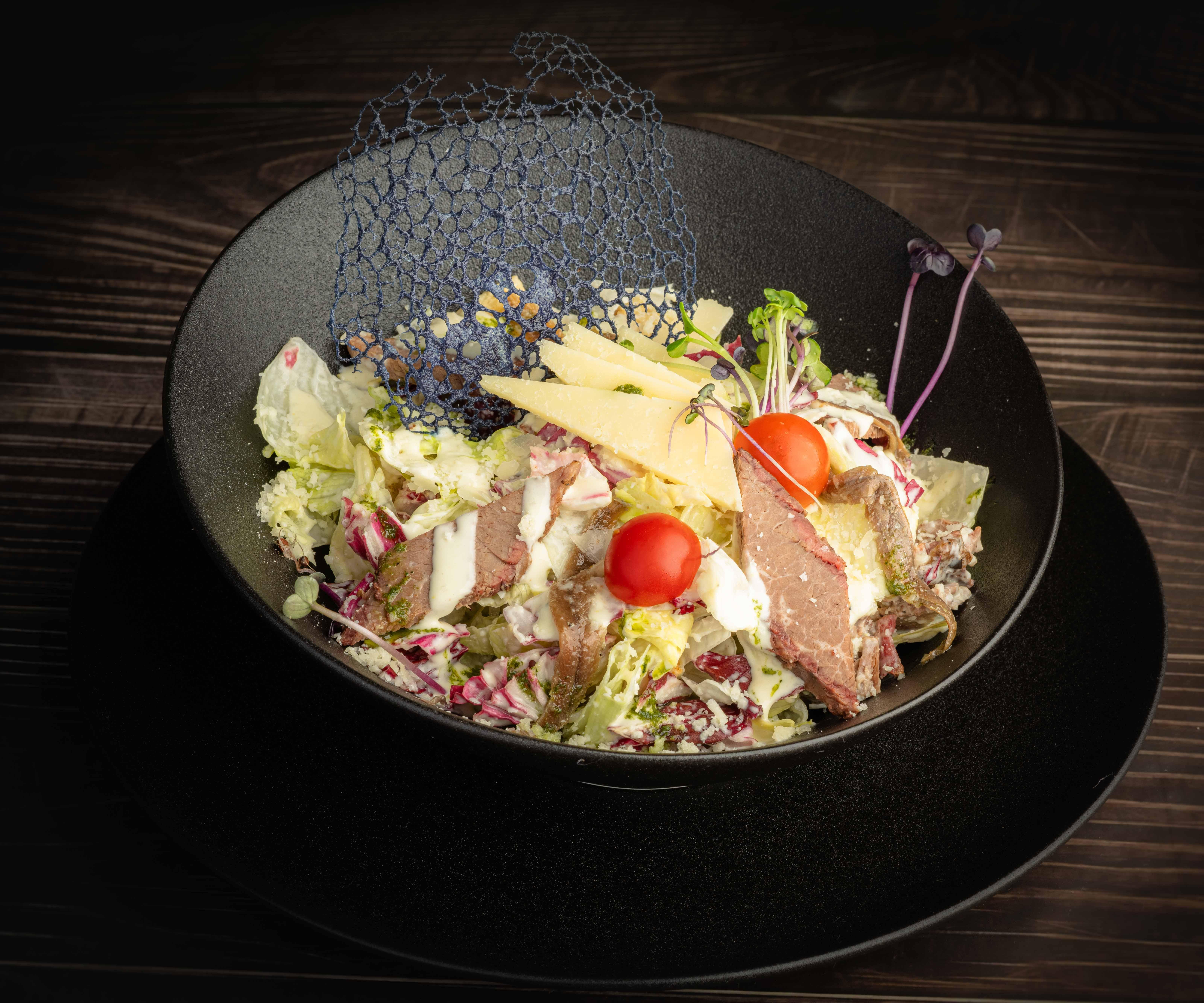 Brisket Caesar Salad