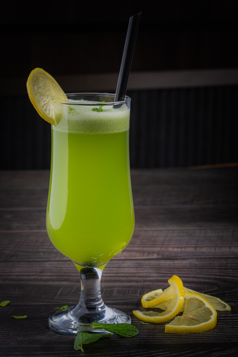 Fresh Lemon Mint Juice