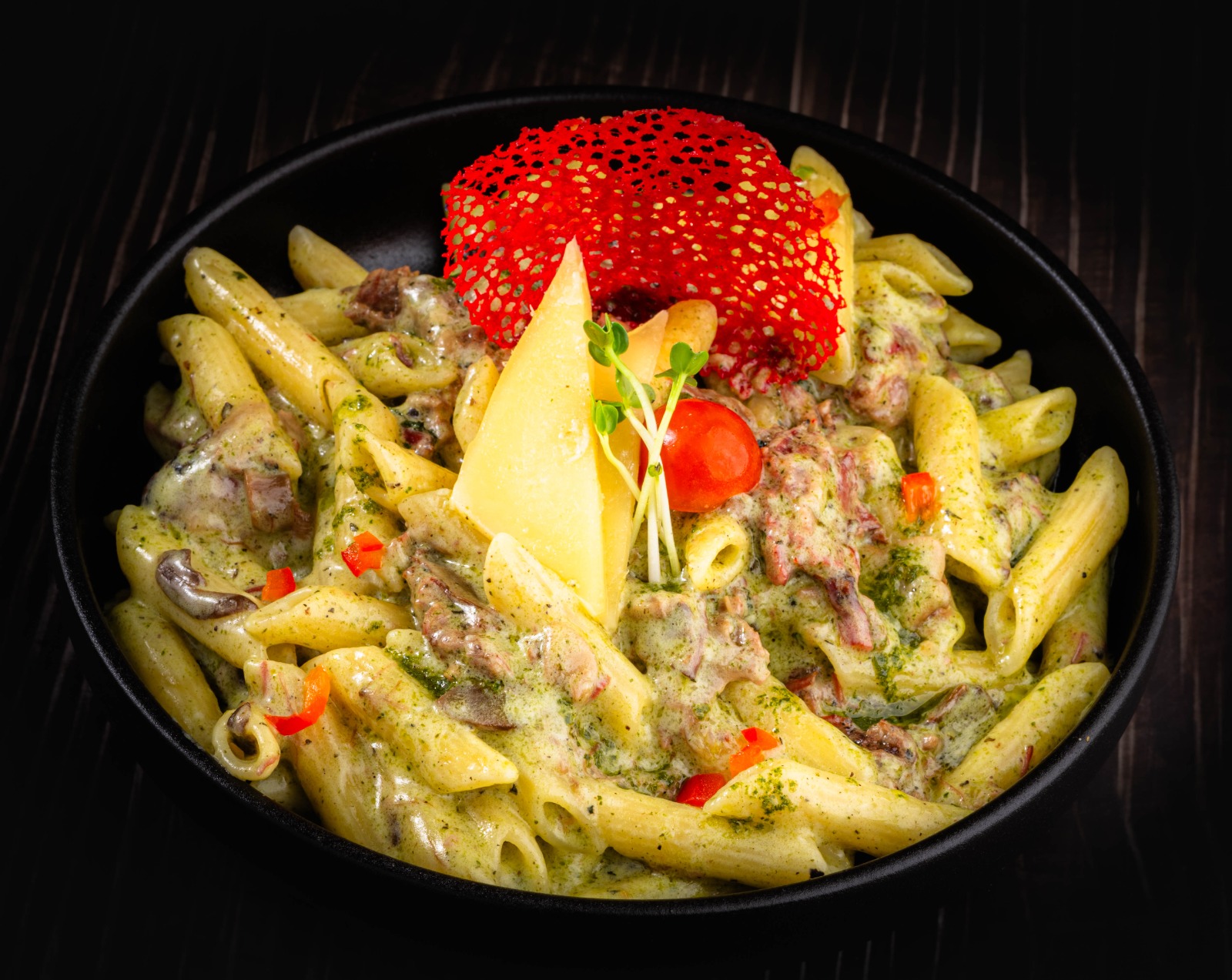 Pesto Ribs Pasta